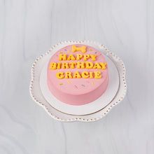 Load image into Gallery viewer, Cookie Lettering Cake